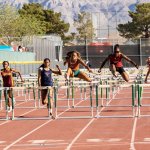 Mojave High School senior Derriah Wren leads the 4A field in the 100-meter and 300-meter hurdles.